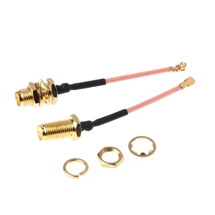 5 PCS RG178 Ufl / IPX / IPEX to SMA Female Adapter Braid Cable, Length: 5cm, 5cm 5 PCS RG178 Ufl / IPX / IPEX to SMA Female Adapter Braid Cable, Length: 5cm, 5cm